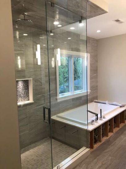 GLASS Company Shower Door Installation